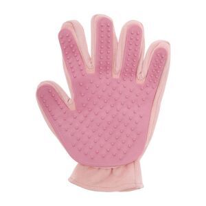Five Finger Pet Grooming Glove Pink